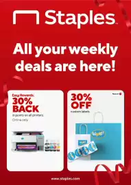 Staples weekly ad week 37 Page 1