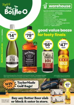 The Bottle O (valid until 4-10)