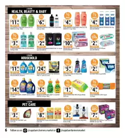 Supabarn catalogue week 37 Page 6: Finish Rinse & Shine Aid €5,99, Palmolive Dishwashing Liquid 1.3L Selected Varieties €5,99