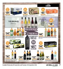 Supabarn catalogue week 37 Page 7: Atkins Farm Langhorne Creek Shiraz and Island Tide Marlborough Sauvignon Blanc €9,99