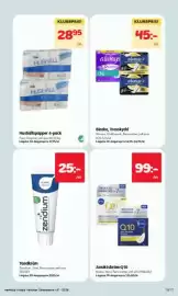 Östenssons reklamblad vecka 37 Sida 15: Nivea ansiktskräm Q10 €99,00, Foax hushållspapper €28,95