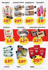 Pekås reklamblad vecka 37 Sida 4: Pepparsalami, Rökt kalkon €22,99, Soppa €19,99