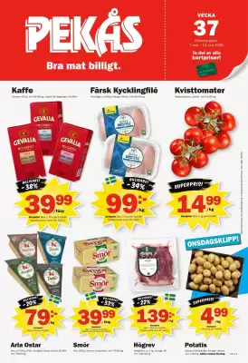 Pekås reklamblad (giltig till och med 13-09)