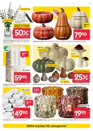Rusta reklamblad vecka 37 Sida 5: Doftserie Twiggy, Doftljus Pumpkin €79,90