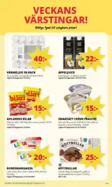 Tempo reklamblad vecka 37 Sida 4: Ahlgrens bilar €15,00, Värmeljus 50-pack €40,00