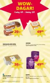 Tempo reklamblad vecka 37 Sida 6: Ägg 15-pack €30,00, Löfbergs kaffe €49,95