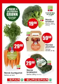 Eurospar kundeavis uke 37 Side 4: Gartner plommer €59,90, Gartner brokkolini €29,90