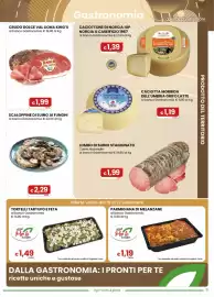 Volantino Gala Supermercati Pagina 10: Crudo dolce Val Liona King's €1,99, Scaloppine di suino ai funghi €2,29