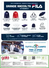 Volantino Gala Supermercati Pagina 27: Felpa con cappuccio Fila €25,00, FelPA CON CAPPUCCIO Fila €25,00
