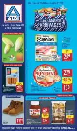 Catalogue ALDI semaine 38 page 1: L&D BOOTS €11,99, GOLDEN SEAFOOD 5 PANÉS DE POISSON €2,65
