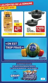 Catalogue ALDI semaine 38 page 2: TRADER JOE'S PANCAKES €4,39, CROFTON FAITOUT OU SAUTEUSE AVEC COUVERCLE €12,99