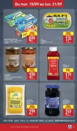 Catalogue ALDI semaine 38 page 21: LES LÉGENDAIRES TRIPES €3,99, ALL SEASONS ÉPIS DE MAÏS €2,99