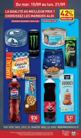 Catalogue ALDI semaine 38 page 25: Monster Energy €9,36, Golden Power Energy Drink €5,37