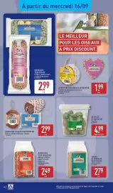 Catalogue ALDI semaine 38 page 28: BAPINS Nourriture oiseaux à suspendre €2,99, KEISENKNÖDEL Boules de graisse €4,99