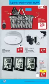 Catalogue ALDI semaine 38 page 30: LIVE IN STYLE PANIER DE COURSES €8,00, WORKZONE DÉTECTEUR DE FUMÉE €4,99