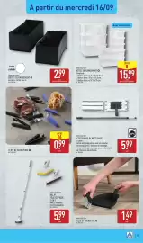 Catalogue ALDI semaine 38 page 31: HOME CREATION PELLE ET BALAYETTE €1,49, HOME CREATION CLIPS DE FERMETURE €0,99