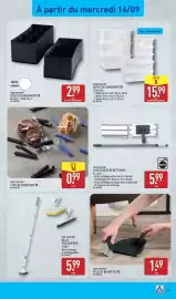 Catalogue ALDI semaine 38 page 31: HOME CREATION PELLE ET BALAYETTE €1,49, HOME CREATION CLIPS DE FERMETURE €0,99