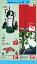Catalogue ALDI semaine 38 page 33: GARDENLINE PLATEAU À ROULETTES POUR PLANTES €6,99