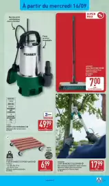 Catalogue ALDI semaine 38 page 33: GARDENLINE PLATEAU À ROULETTES POUR PLANTES €6,99