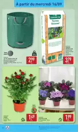 Catalogue ALDI semaine 38 page 34: GARDENLINE ROSIER €1,49, GARDENLINE SAINTPAULIA €1,99