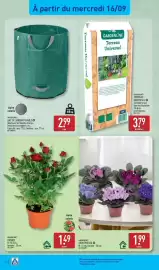 Catalogue ALDI semaine 38 page 34: GARDENLINE ROSIER €1,49, GARDENLINE SAINTPAULIA €1,99