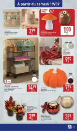 Catalogue ALDI semaine 38 page 37: HOME CREATION COUSSIN €7,99, HOME CREATION DÉCORATION EN CÉRAMIQUE €1,00
