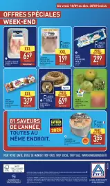 Catalogue ALDI semaine 38 page 40: LE MARSIGNY RÔTI DE PORC €1,99, DESSERISSIMES PARIS-BREST €6,99