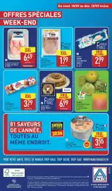 Catalogue ALDI semaine 38 page 40: LE MARSIGNY RÔTI DE PORC €1,99, DESSERISSIMES PARIS-BREST €6,99
