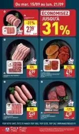 Catalogue ALDI semaine 38 page 6: ST-CLÉMENT LE BOUCHER 2 PAVÉS DE BŒUF MARINÉS €4,39
