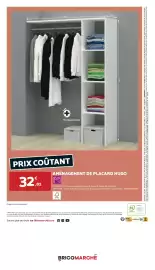 Catalogue Bricomarché page 10: HUGO AMÉNAGEMENT DE PLACARD €32,82