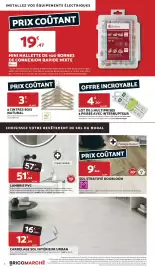 Catalogue Bricomarché page 2: LAMBRIS PVC €51,54, DOUBLOON SOL STRATIFIÉ €9,64