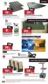 Catalogue Bricomarché page 7: LES Robuste PANNEAU TUILE LAQUÉ MAT €15,50, DHAZE PLAQUE GALVANISÉE PETITE ONDE €20,30