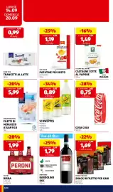 Volantino ALDI settimana 38 Pagina 22: Golden Seafood Filetti di Merluzzo Atlantico €5,99, Schweppes tonica €0,89