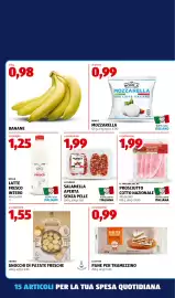 Volantino ALDI settimana 38 Pagina 4: Il Podere salamella aperta senza pelle €1,99, Bonlà Mozzarella €0,99