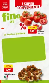 Volantino ALDI settimana 38 Pagina 8: Pomodoro Grappolo €1,99, Funghi pioppini €2,49