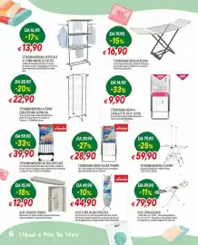 Volantino IperFamila Pagina 6: Stendibiancheria Vileda Tender €28,90, Stendibiancheria Flexdry €59,90