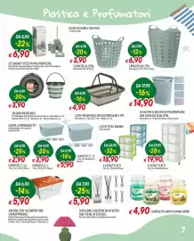 Volantino IperFamila Pagina 7: Cesta pieghevole in polipropilene e tpe €4,90, Cesto flessibile con fori €3,90