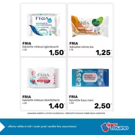 Volantino Iper Tosano settimana 37 Pagina 1: Fria salviette intime bio €1,25, Fria salviette milleusi igienizzanti €1,50