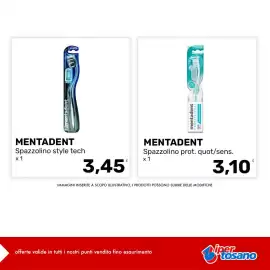 Volantino Iper Tosano settimana 37 Pagina 15: Mentadent spazzolino style tech €3,45