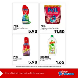 Volantino Iper Tosano settimana 37 Pagina 18: Pril Gel assortito €5,90, Nelsen Piatti assortito €1,65