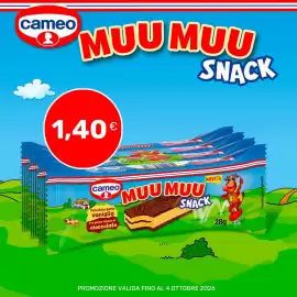 Volantino Iper Tosano settimana 37 Pagina 3: Cameo Muu Muu Snack €1,40