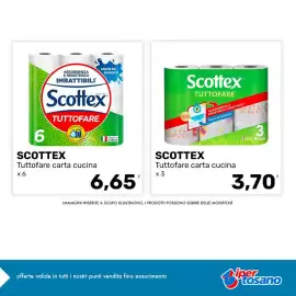 Volantino Iper Tosano settimana 37 Pagina 8: Scottex Tuttوفare carta cucina €6,65, Scottex Tuttوفare carta cucina €3,70