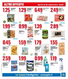 Volantino Eurospin Pagina 13: Membo kids Classiche Croccanti €1,59, Soft Dream Strizza e riusa €1,99