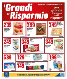 Volantino Eurospin Pagina 2: 6 Big Cioc con Mandorle €2,99, Pancetta Affumicata Premium a Cubetti €3,49