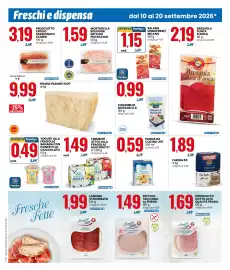 Volantino Eurospin Pagina 5: Yogurt alla fragola/banana con confetti al cioccolato Land €0,49, Fermenti Attivi Land €1,49