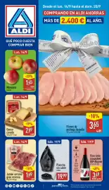 Folleto ALDI semana 38 Página 1: Queso curado €2,69, Cromatica plancha sin cable €19,99