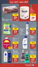 Folleto ALDI semana 38 Página 11: Esselt pañuelos faciales 3 capas €0,99, Dove Desodorante en spray €3,19
