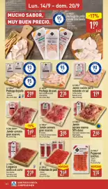 Folleto ALDI semana 38 Página 14: La tabla pechuga de pavo €2,35, La tabla jamón serrano gran reserva €3,85