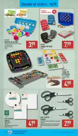 Folleto ALDI semana 38 Página 18: Hasbro juegos de viaje €7,99, ToyLino huevos de encaje €3,99