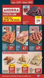 Folleto ALDI semana 38 Página 7: Solomillo de cerdo €4,17, Albóndigas de cerdo €4,18